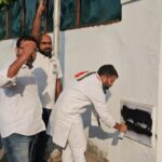 Post on Priyanka: Cong leaders paint U.P. minister’s nameplate black