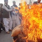 60 SP members booked for burning UP CM Yogi’s effigy