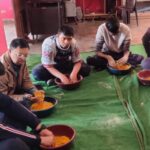 Differently-abled kids turn flowers into herbal colours